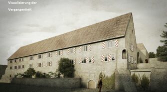 3-D Visualisierung Burg Brattenstein vor 1971 2. Online Vortrag Kulturerbe Kirchenburgen e.V.