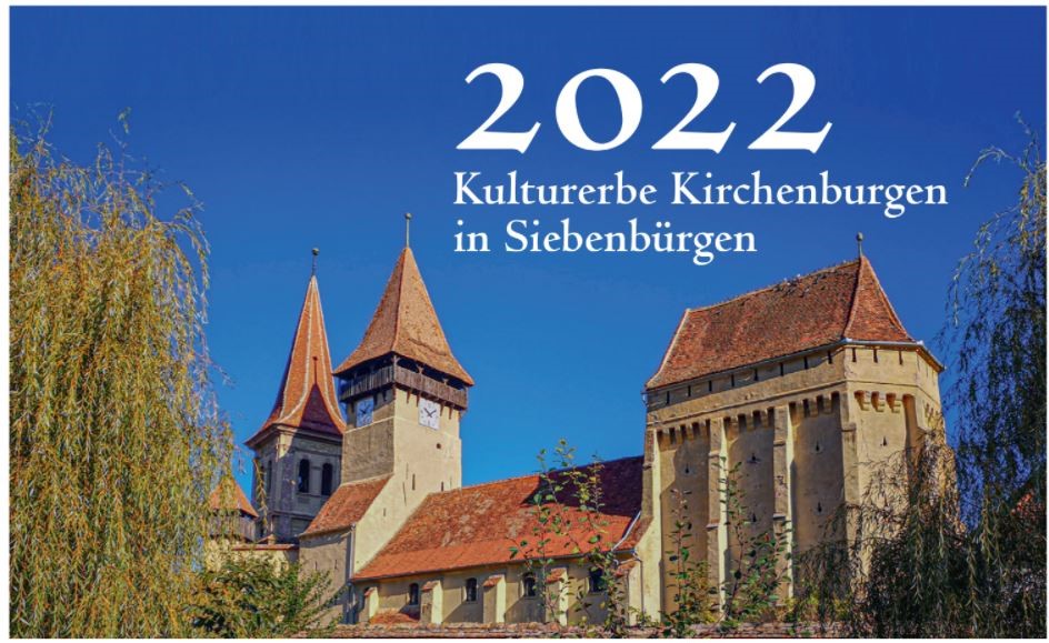Deckblatt Jahreskalender 2022 - Kirchenburg Kleinschelken