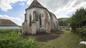 Chor der evangelischen Kirche in Schmiegen; Siebenbuergen