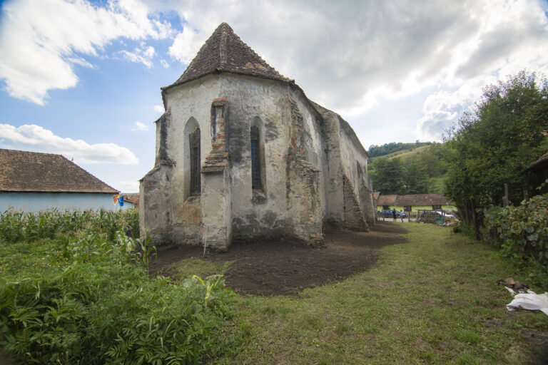 Chor der evangelischen Kirche in Schmiegen; Siebenbuergen